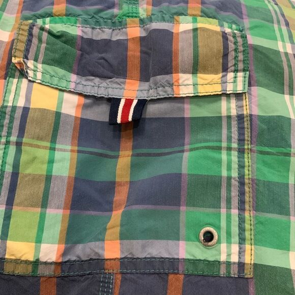 Tommy Hilfiger Plaid Board Swim Trunks Medium - Picture 8 of 11